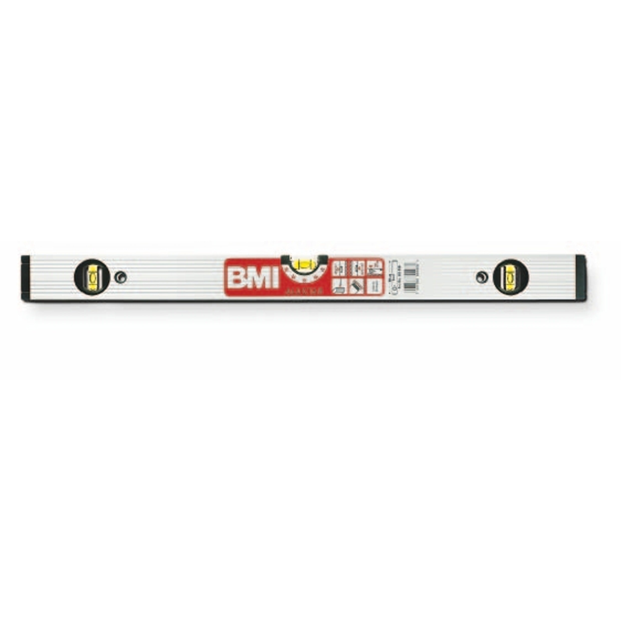 BMI 690 ES EUROSTAR Aluminium Spirit Level with 2 Vertical Vial - Premium Aluminium Spirit Level from BMI - Shop now at Yew Aik.