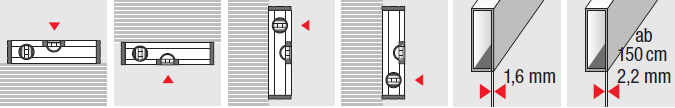 BMI 691 ALUSTAR Aluminium Spirit Level Anodized Surface - Premium Aluminium Spirit Level from BMI - Shop now at Yew Aik.