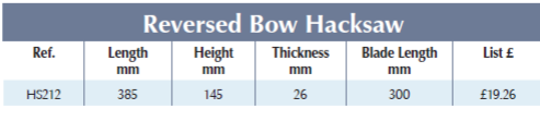 BRITOOL HS212 Reversed Bow Saw (BRITOOL) - Premium Bow Saw from BRITOOL - Shop now at Yew Aik.