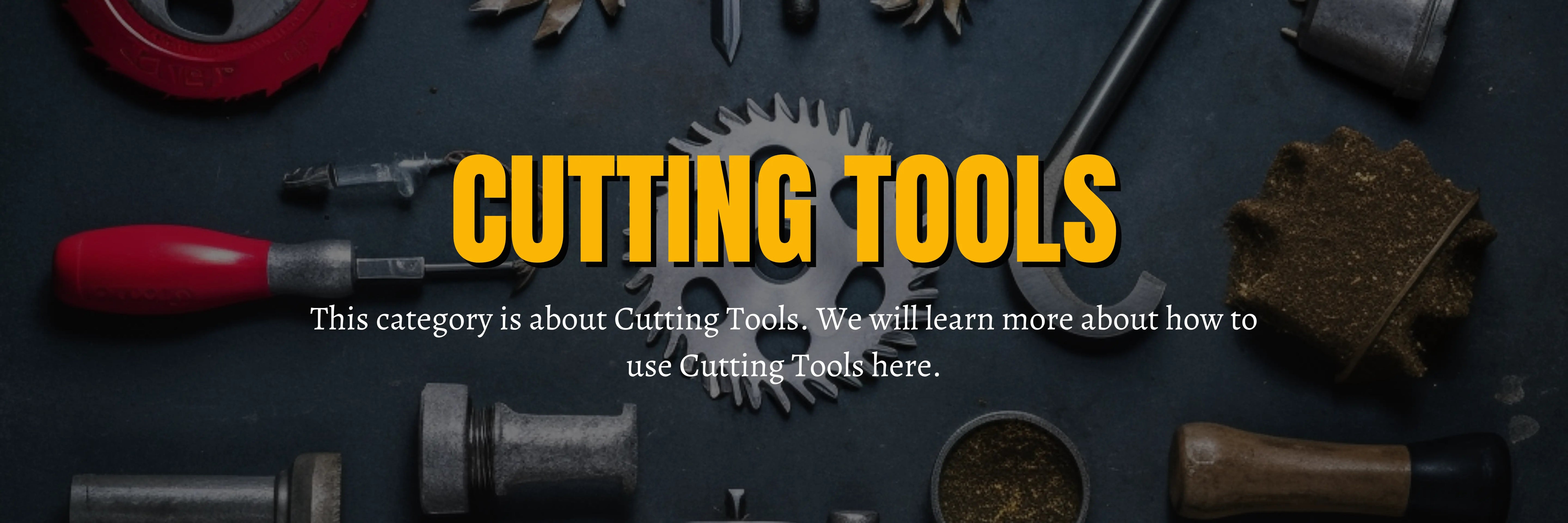 Cutting tools banner