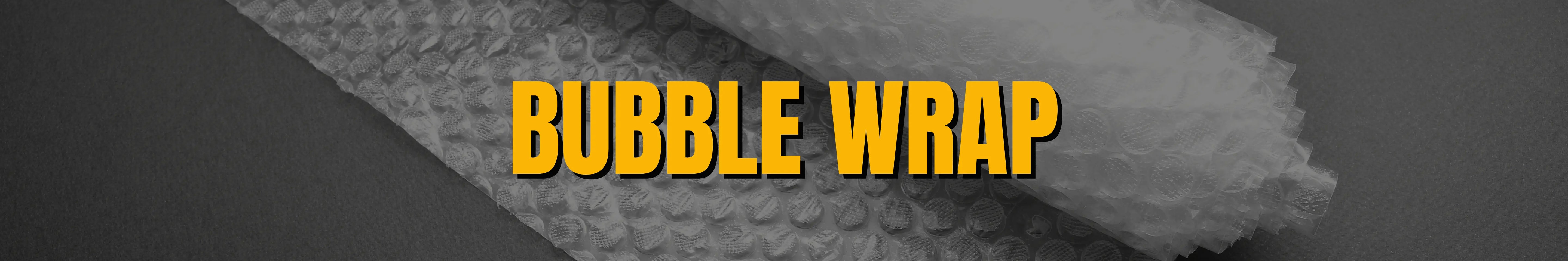 Bubble wrap banner