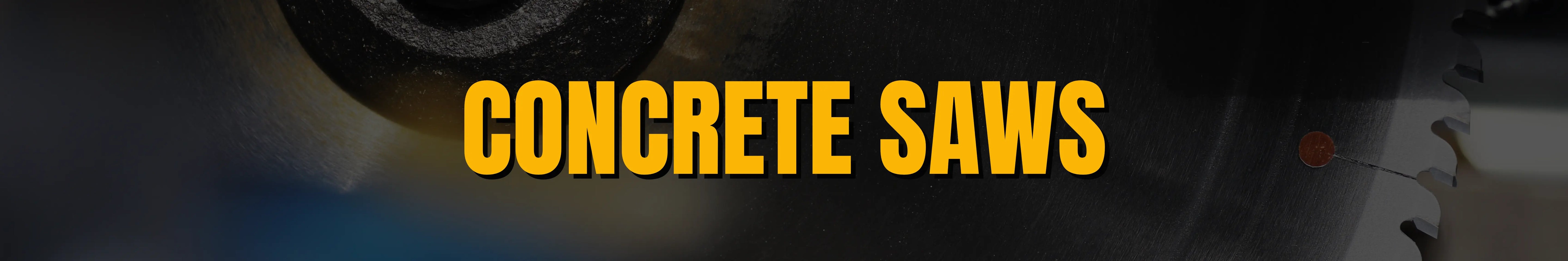 Concrete saws banner