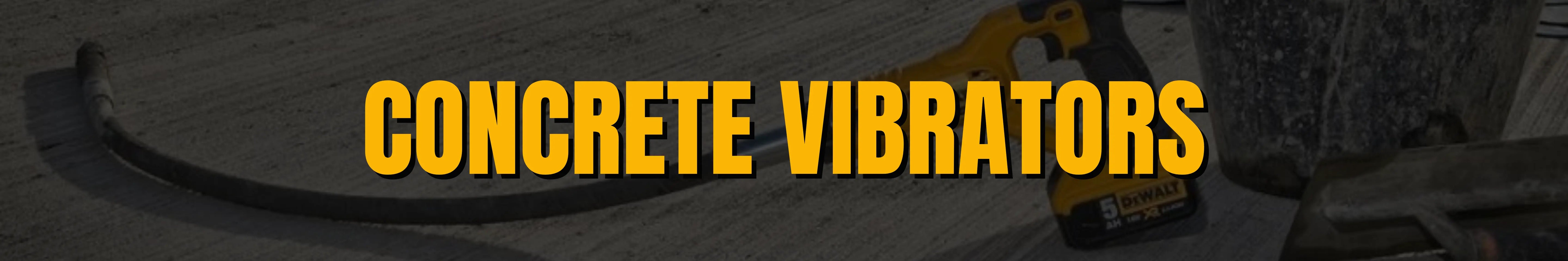 Concrete vibrators banner