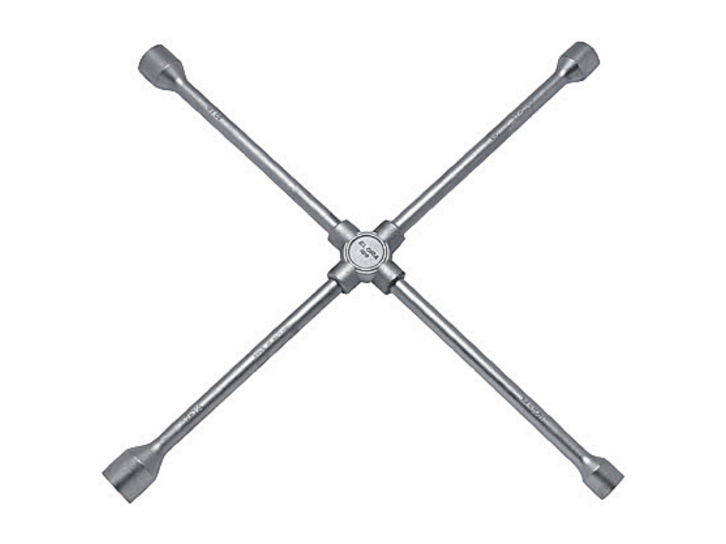 ELORA 196-3/4 Four Way Wheel Nut Wrench - Male Square Pattern - Premium Nut Wrench from ELORA - Shop now at Yew Aik.