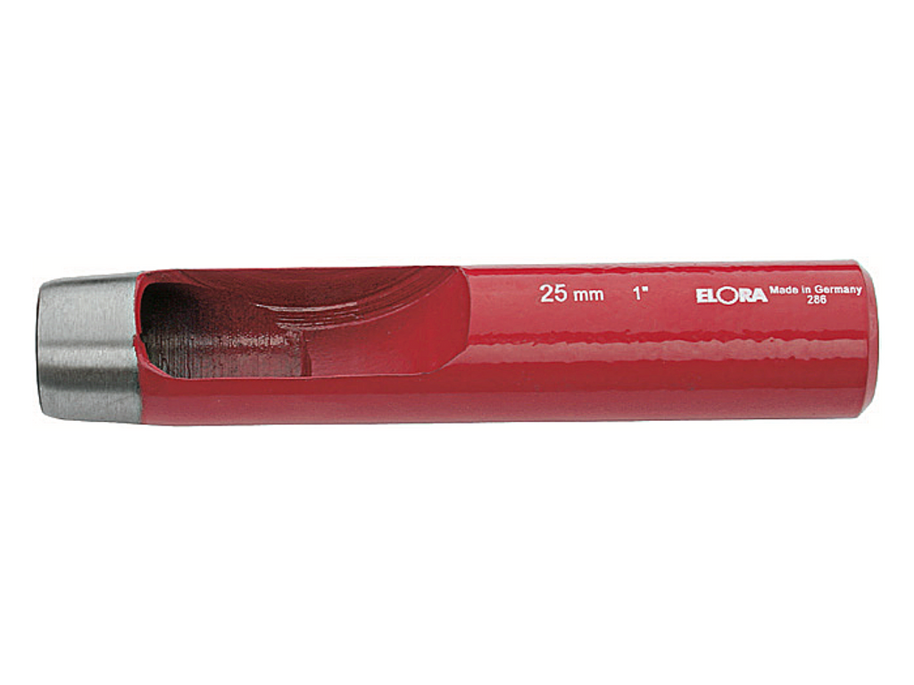 ELORA 286-21-25 Belt Punch Shaft Red 155-160mm (ELORA Tools) - Premium Belt Punch from ELORA - Shop now at Yew Aik.