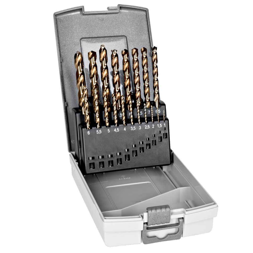 BAHCO 4511-SET-19 Cobalt HSS-E Drill Bits Set For Metal - 19 pcs - Premium Cobalt HSS-E Drill Bit Set from BAHCO - Shop now at Yew Aik.
