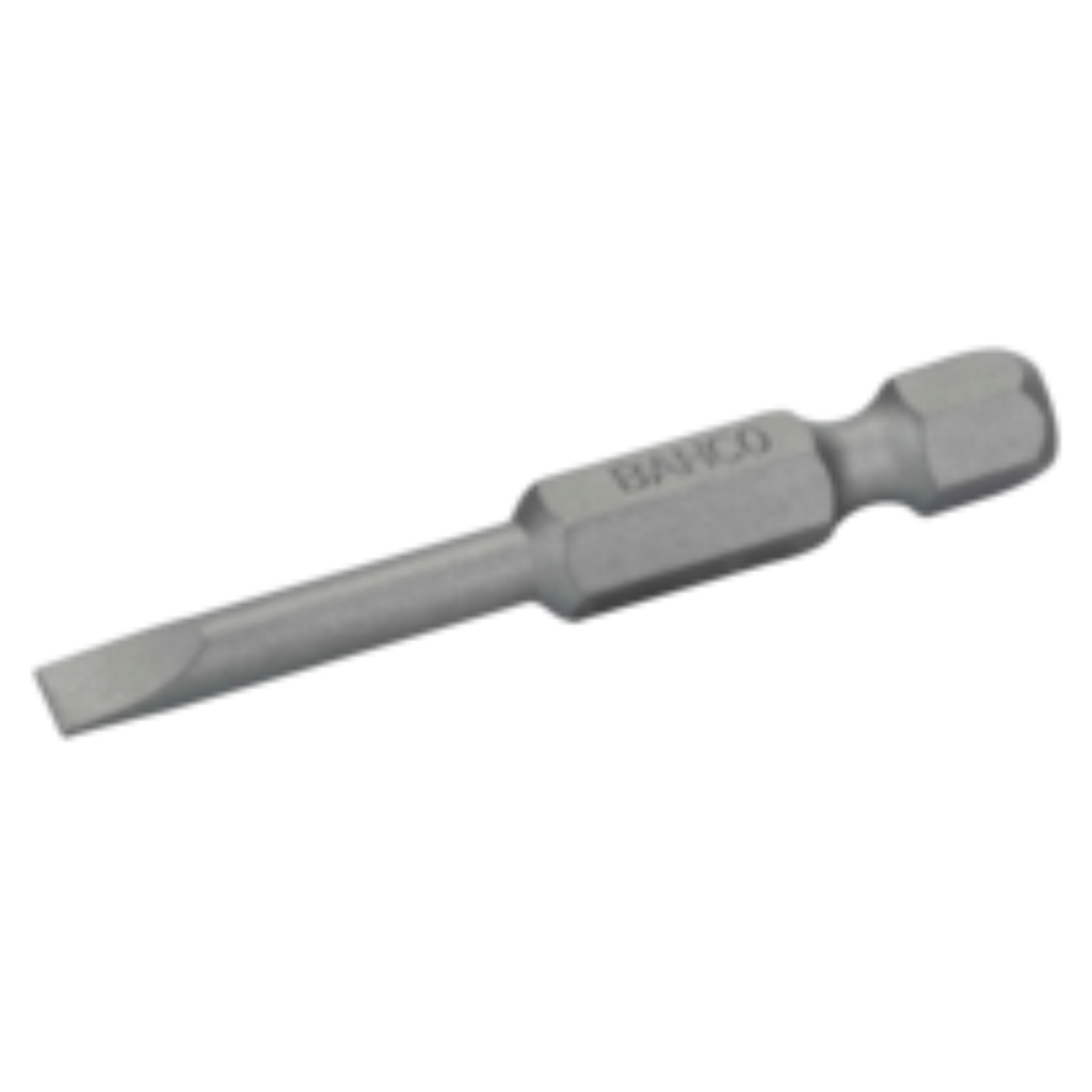 BAHCO 59S/50_ 1/4" Standard Screwdriver Bits for Slotted Head Screws 50 mm (BAHCO Tools) - Premium SCREWDRIVER BIT from BAHCO - Shop now at Yew Aik.