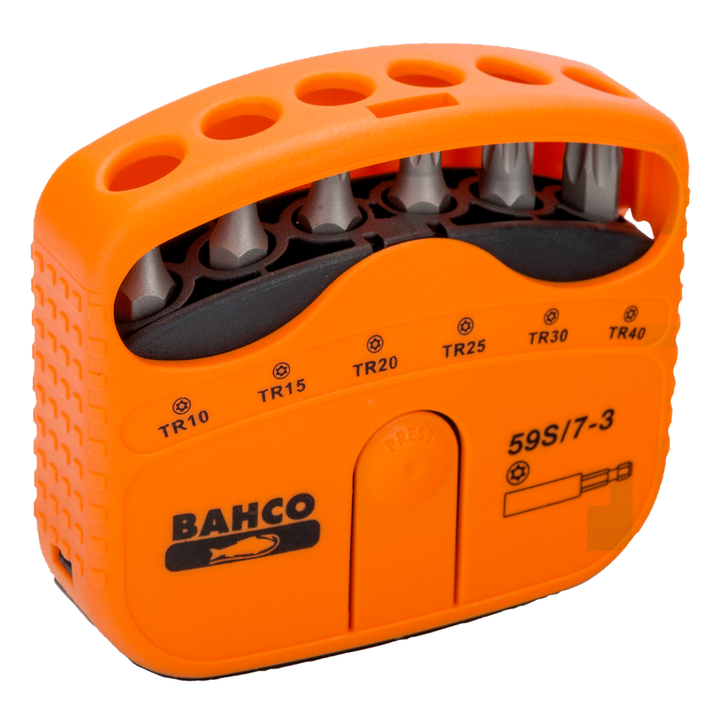 BAHCO 59S/7-3 1/4" Bit Set For TORX Tamper Resistant Screws - Premium Screwdriver Bit Set from BAHCO - Shop now at Yew Aik.