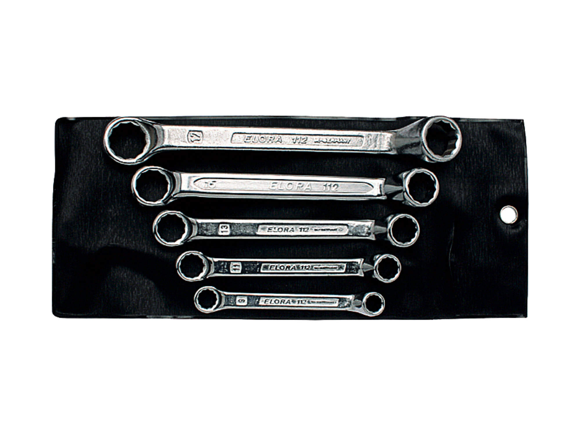ELORA 112S 5M Double Ended Ring Spanners Set Metric (ELORA Tools) - Premium Double Ended Ring Spanners Set Metric from ELORA - Shop now at Yew Aik.