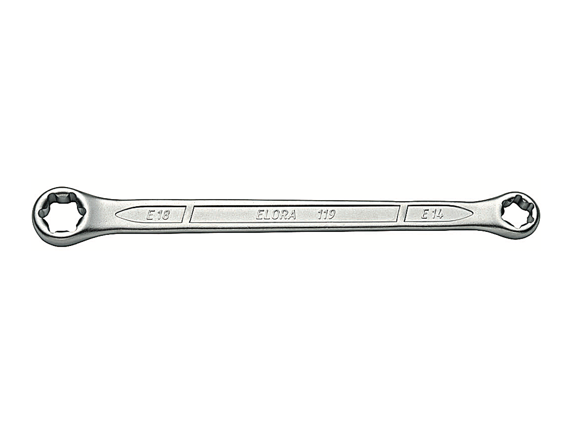 ELORA 119TXE Double Ended Ring Spanner For Outside (ELORA Tools) - Premium Double Ended Ring Spanner from ELORA - Shop now at Yew Aik.
