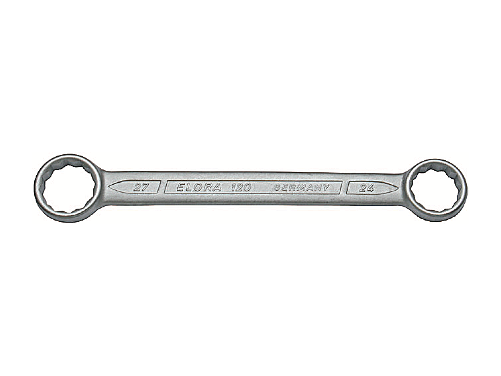 ELORA 120 Double Ended Ring Spanner Metric Straight (ELORA Tools) - Premium Double Ended Ring Spanner Metric from ELORA - Shop now at Yew Aik.