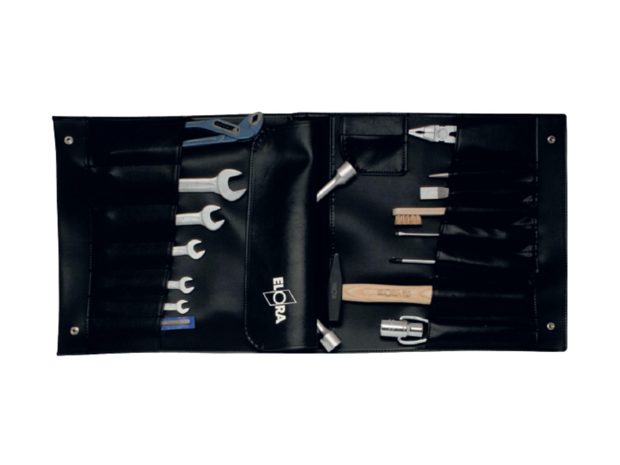 ELORA 1300M Tool Kit In Strong Black Storage Wallet 16 pcs Metric - Premium Tool Kit from ELORA - Shop now at Yew Aik.