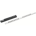 ELORA 1455-MKL 1/4" Socket Rail 11 Shiftable Socket Clips - Premium 1/4" Socket Rail from ELORA - Shop now at Yew Aik.