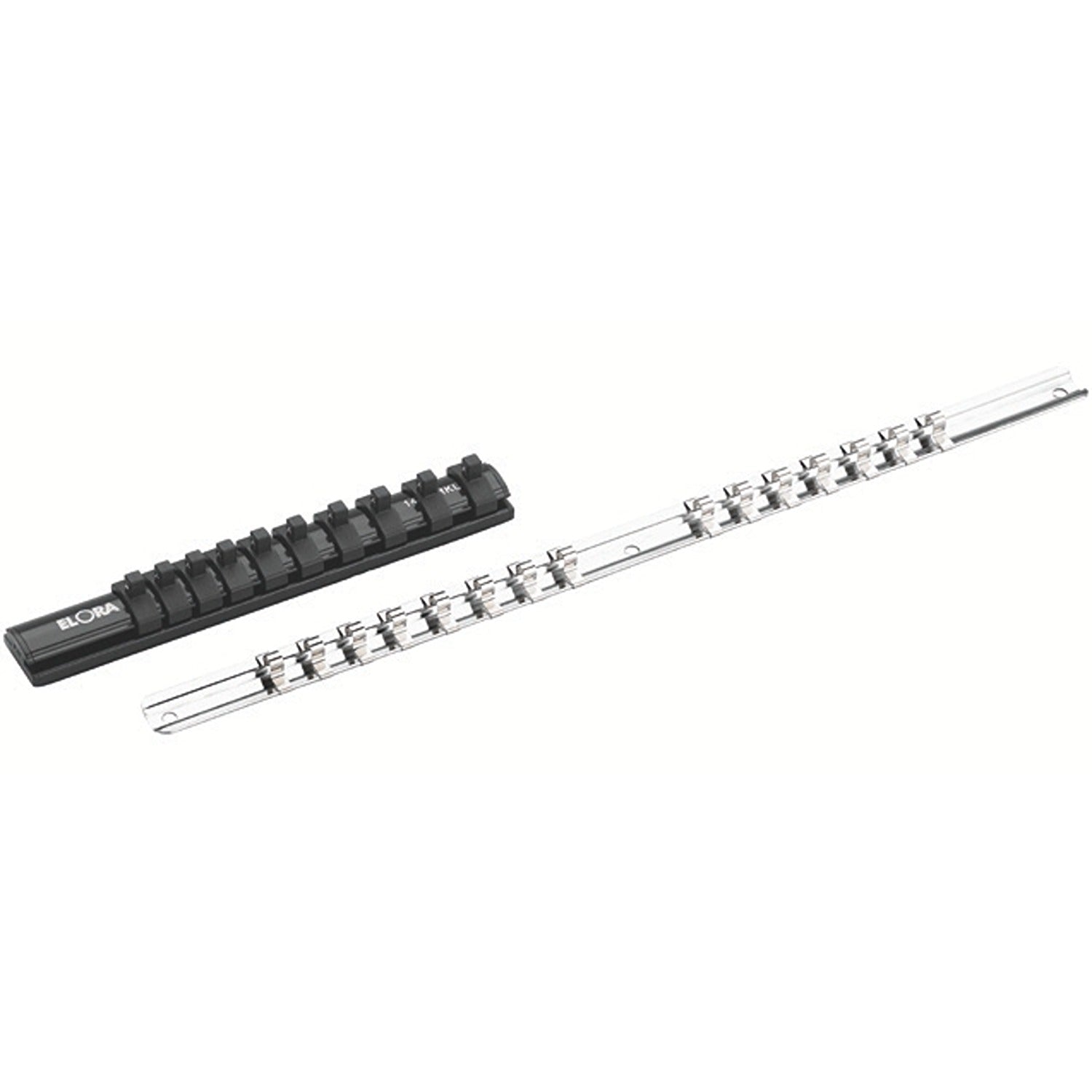 ELORA 1455-MKL 1/4" Socket Rail 11 Shiftable Socket Clips - Premium 1/4" Socket Rail from ELORA - Shop now at Yew Aik.