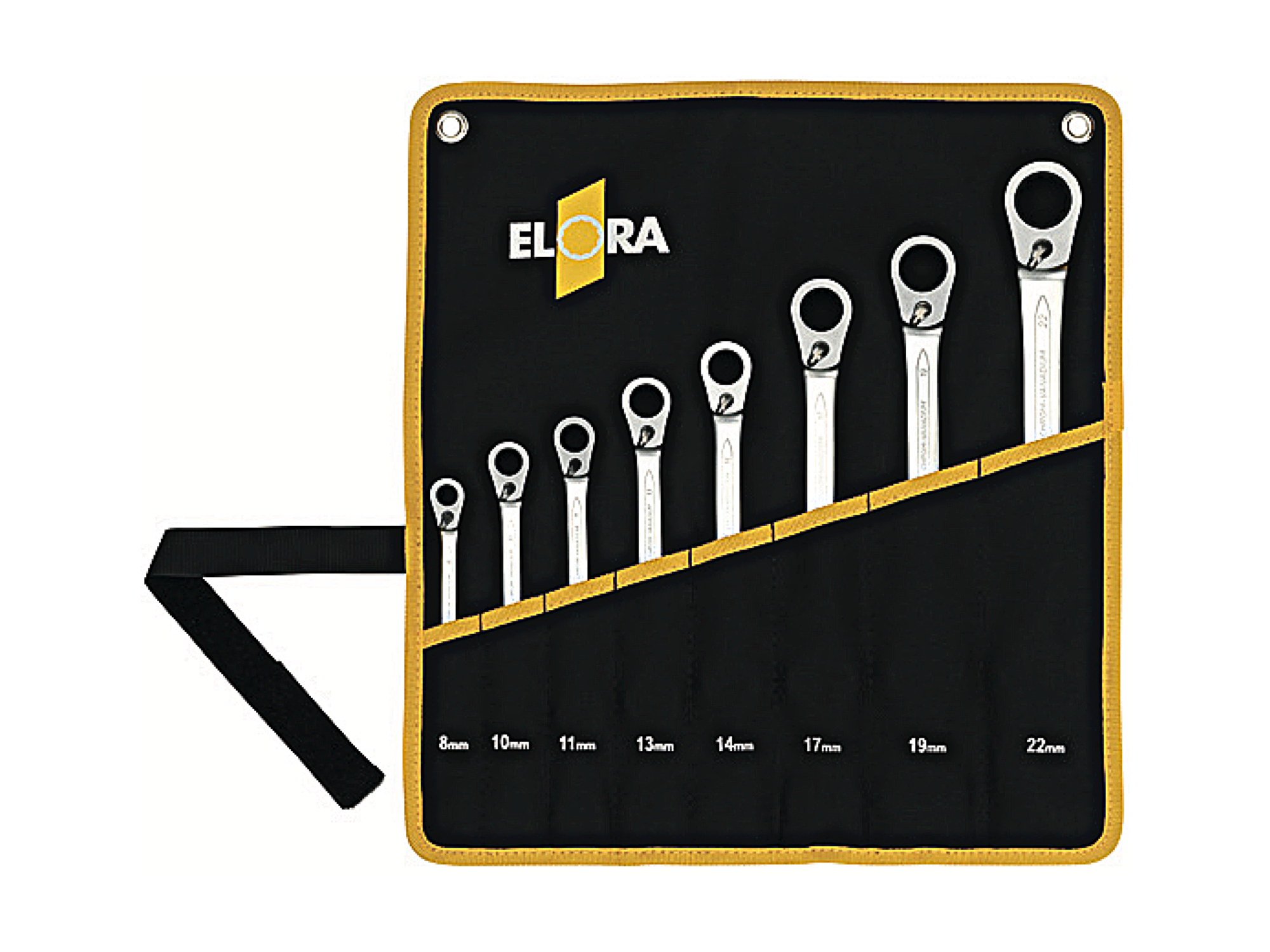 ELORA 204-JS8MT Combination Spanner Ring Ratchet (ELORA Tools) - Premium Combination Spanner from ELORA - Shop now at Yew Aik.