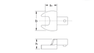 ELORA 2056 Open Ended Spanner Metric Insert Tool (ELORA Tools) - Premium Open Ended Spanner Metric from ELORA - Shop now at Yew Aik.