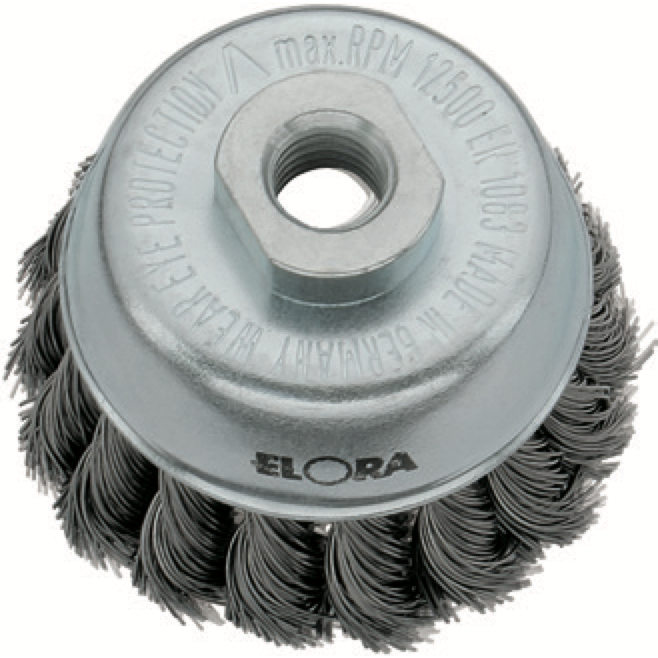 ELORA 2850 Cup Brush, Twisted Wire (ELORA Tools) - Premium Cup Brush from ELORA - Shop now at Yew Aik.