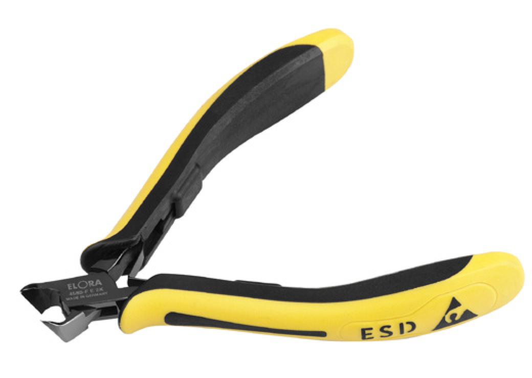 ELORA 4580 Electronic Oblique Cutter ESD (ELORA Tools) - Premium Oblique Cutter from ELORA - Shop now at Yew Aik.