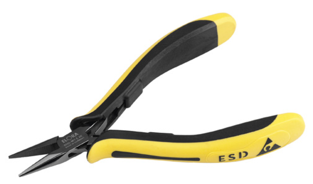 ELORA 4660 Electronic Snipe Nose Plier ESD (ELORA Tools) - Premium Snipe Nose from ELORA - Shop now at Yew Aik.