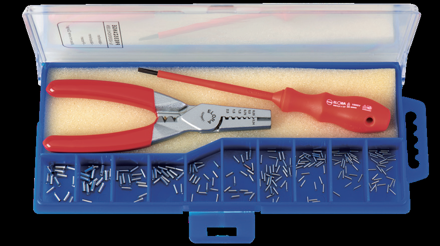 ELORA 466S 309 Cable End Sleeves Assortment (ELORA Tools) - Premium Sleeves Assortment from ELORA - Shop now at Yew Aik.