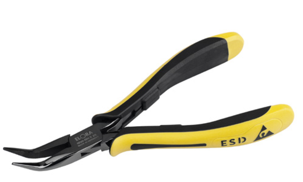 ELORA 4690 Electronic Snipe Nose Plier ESD (ELORA Tools) - Premium Snipe Nose from ELORA - Shop now at Yew Aik.