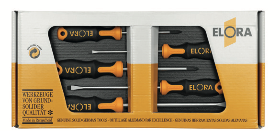 ELORA 582 S5-K Screwdriver Set (ELORA Tools) - Premium Screwdriver Set from ELORA - Shop now at Yew Aik.