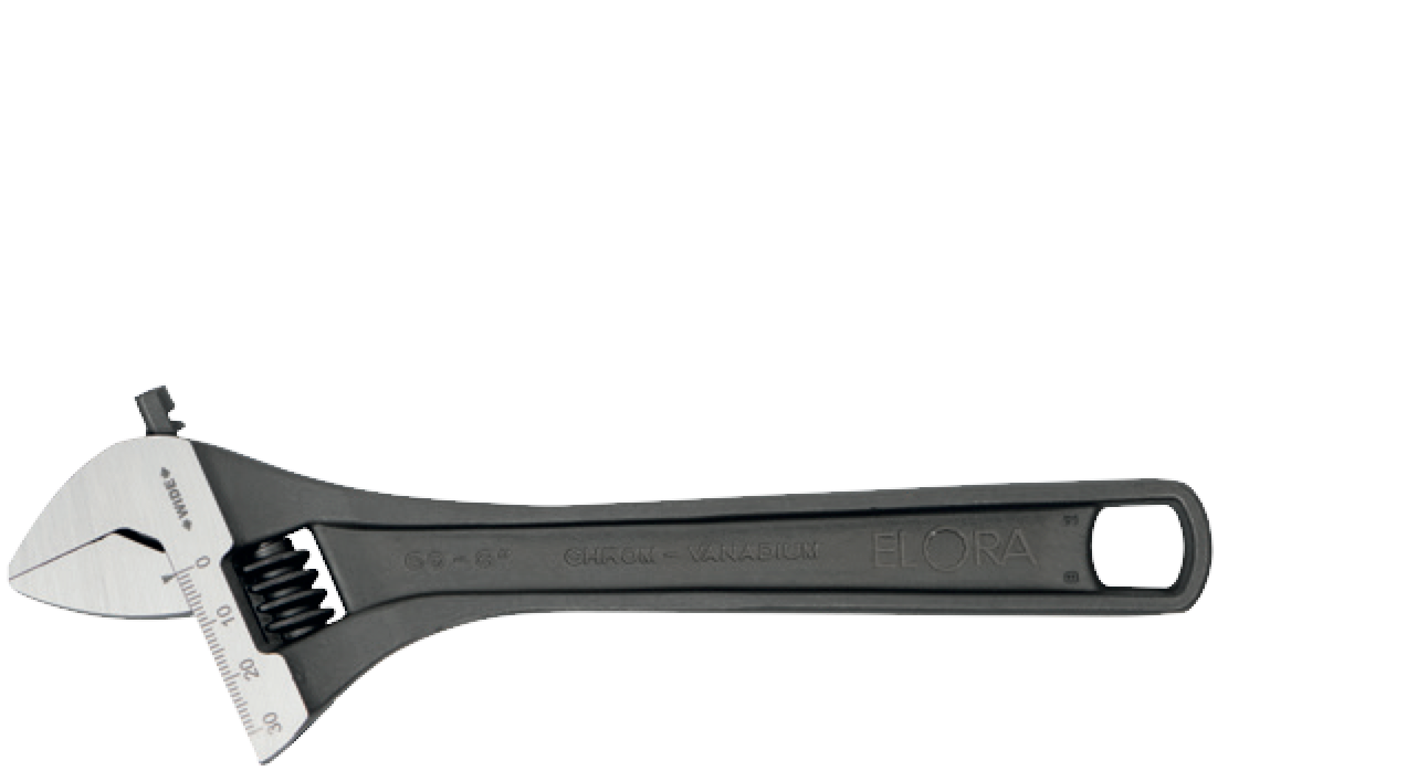 ELORA 60-24A Adjustable Wrench 62mm (ELORA Tools) - Premium Adjustable Wrench from ELORA - Shop now at Yew Aik.