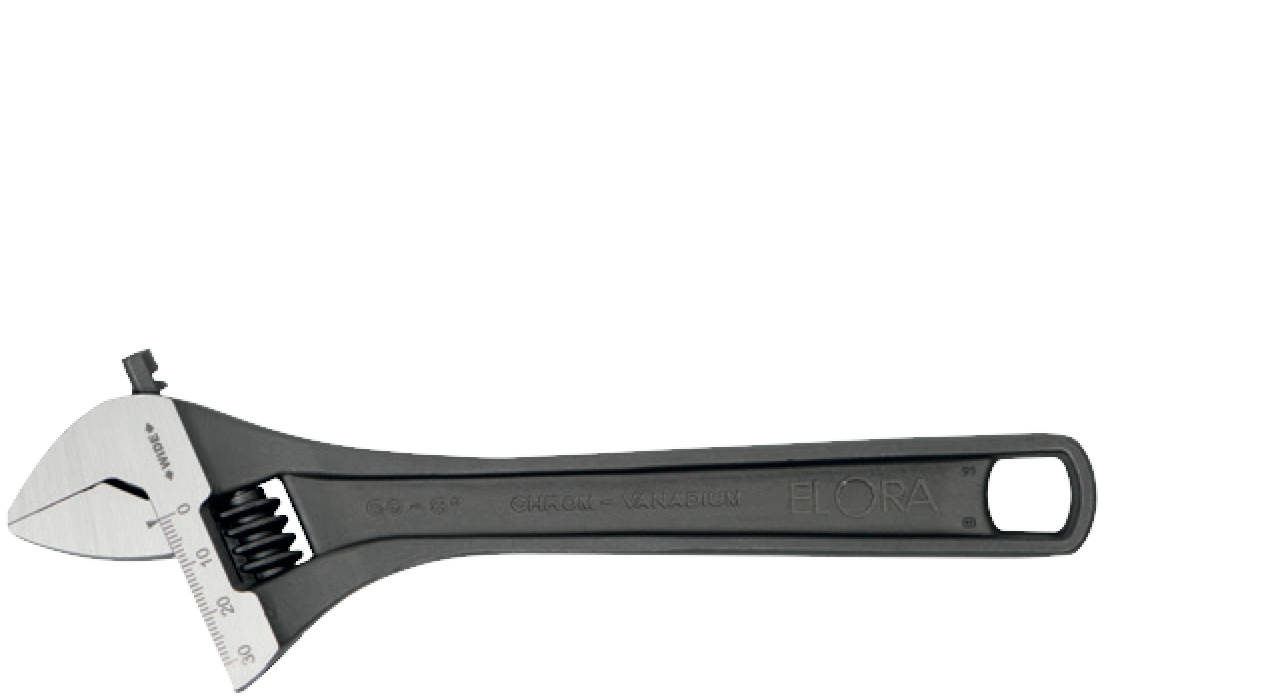 ELORA 60-A Adjustable Wrench (ELORA Tools) - Premium Adjustable Wrench from ELORA - Shop now at Yew Aik.