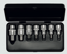 ELORA 770-INM 1/2" Hexagon Socket Set Metric 9Pcs - Premium 1/2" Hexagon Socket Set Metric from ELORA - Shop now at Yew Aik.