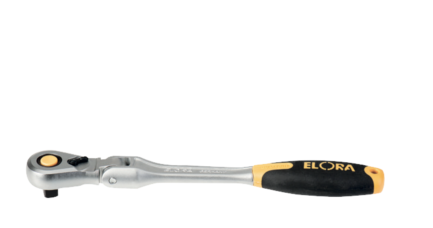 ELORA 770-L1GF Reversible Ratchet With Hinge 1/2" (ELORA Tools) - Premium Reversible Ratchet from ELORA - Shop now at Yew Aik.