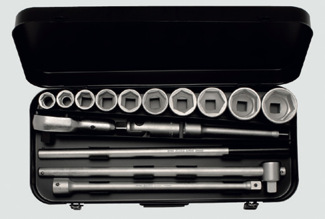 ELORA 770-S10 KA 3/4" Bi-Hexagon Socket Set Inches 16Pcs - Premium 3/4" Bi-Hexagon Socket Set Inches from ELORA - Shop now at Yew Aik.