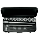 ELORA 770-S10 MZ 3/4" Bi-Hexagon Socket Set Metric 14Pcs - Premium 3/4" Bi-Hexagon Socket Set Metric from ELORA - Shop now at Yew Aik.