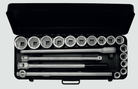 ELORA 770-S15 MZ 3/4" Bi-Hexagon Socket Set Metric 21Pcs - Premium 3/4" Bi-Hexagon Socket Set Metric from ELORA - Shop now at Yew Aik.