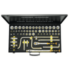 ELORA 771-LSSMF 1/2" Hexagon Socket Set Inches 57Pcs - Premium 1/2" Hexagon Socket Set Inches from ELORA - Shop now at Yew Aik.