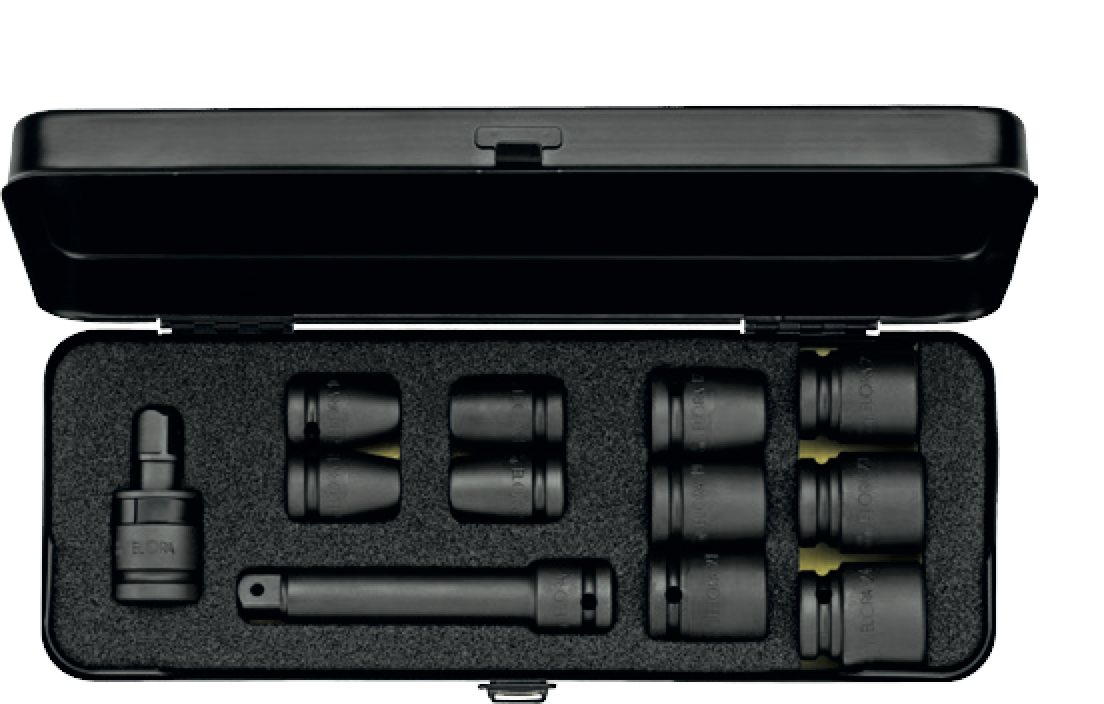 ELORA 790 S6LT 1/2" Impact Socket Set (ELORA Tools) - Premium 1/2" Impact Socket Set from ELORA - Shop now at Yew Aik.