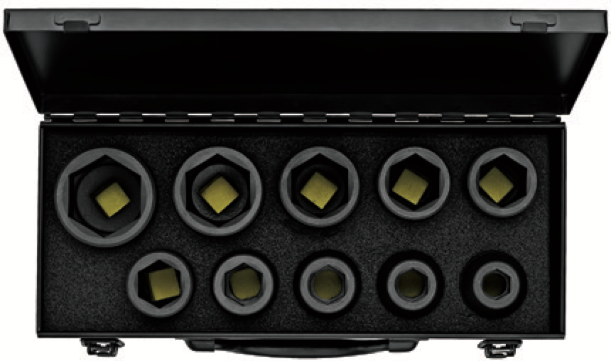 ELORA 791 S10A 3/4" Impact Socket Set Hexagon Inches - Premium 3/4" Impact Socket Set from ELORA - Shop now at Yew Aik.
