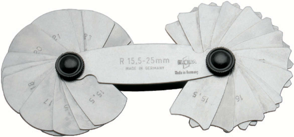 ELORA 8421 Radius Gauge, Concave And Convex (ELORA Tools) - Premium Radius Gauge from ELORA - Shop now at Yew Aik.