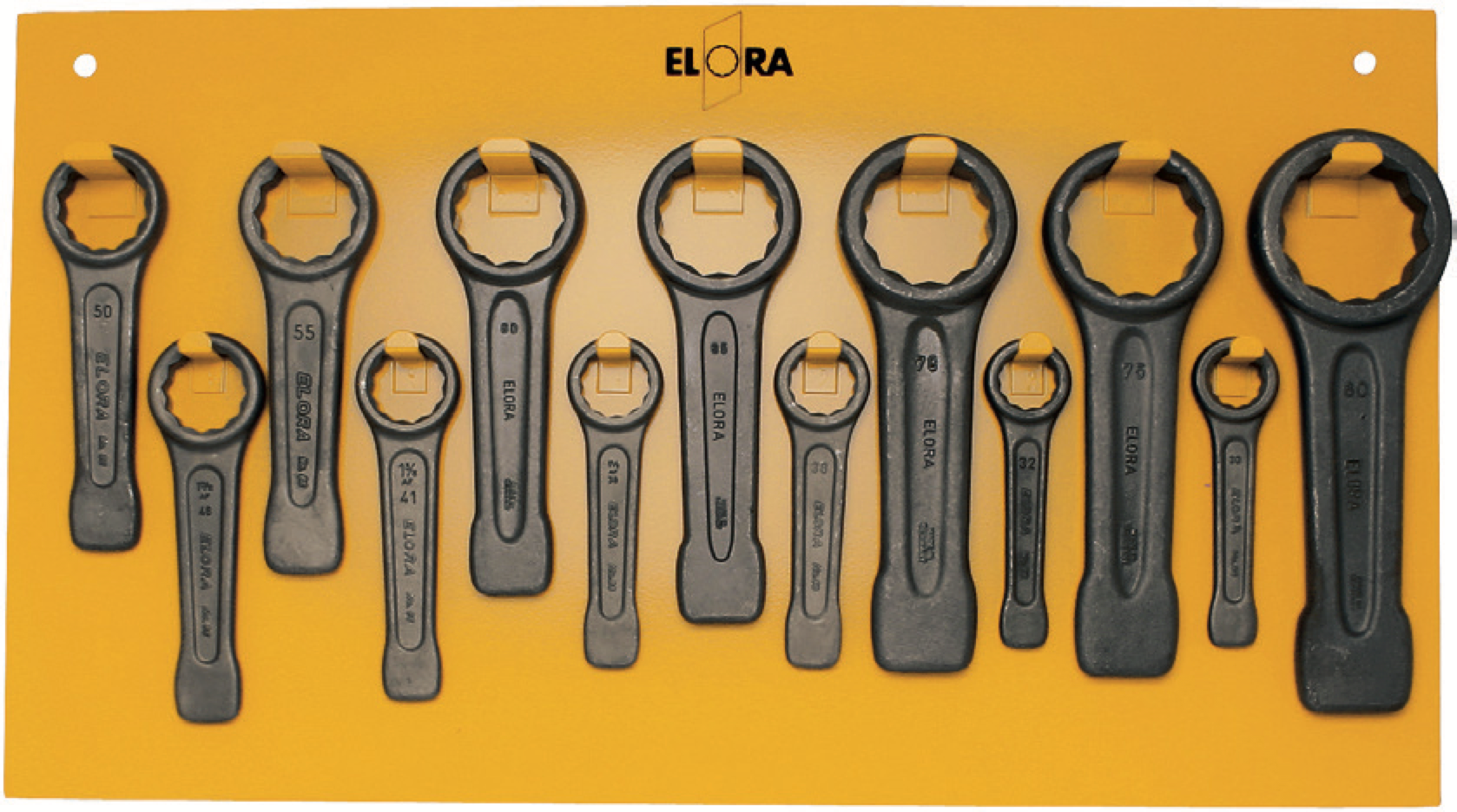 ELORA 86S-13 Ring Slogging Spanner Set (ELORA Tools) - Premium Slogging Spanner Set from ELORA - Shop now at Yew Aik.