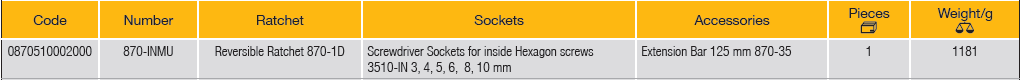 ELORA 870-INMU 3/8" Hexagon Socket Set Metric (ELORA Tools) - Premium 3/8" Hexagon Socket Set Metric from ELORA - Shop now at Yew Aik.