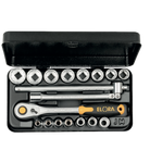 ELORA 871-JMU 3/8" Hexagon Socket Set Metric 18 Pcs - Premium 3/8" Hexagon Socket Set Metric from ELORA - Shop now at Yew Aik.