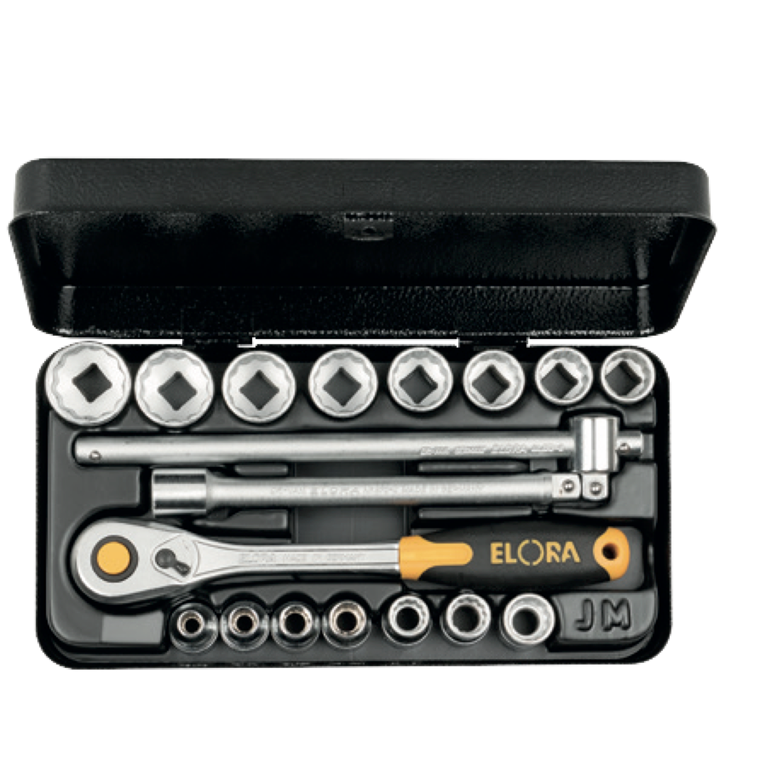 ELORA 871-JMU 3/8" Hexagon Socket Set Metric 18 Pcs - Premium 3/8" Hexagon Socket Set Metric from ELORA - Shop now at Yew Aik.