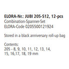 ELORA JUBI 205-S12 Combination Plier Set Roll Up Bag (ELORA Tools) - Yew Aik (S) Pte Ltd