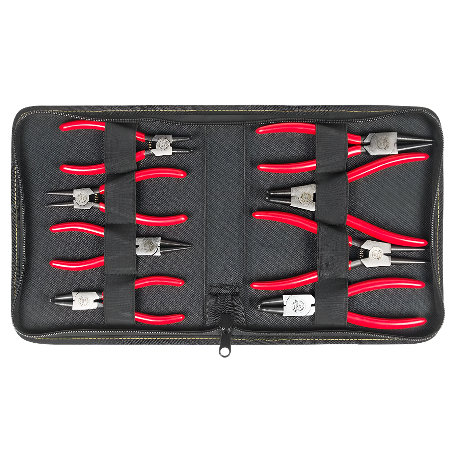 ELORA JUBI 304-S8 Circlip Plier Set Nylon Bag With Zip Fastener 8Pcs - Yew Aik (S) Pte Ltd