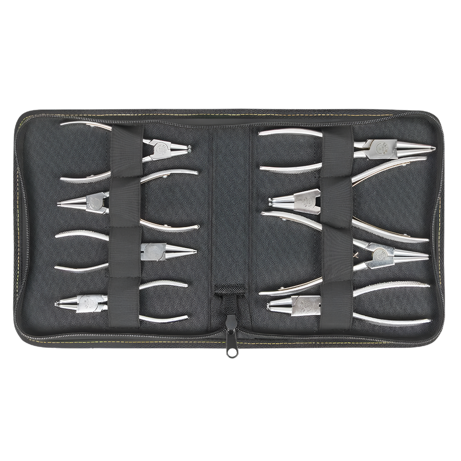 ELORA JUBI 403-S8 Circlip Plier Set Nylon Bag With Zip Fastener 8Pcs - Yew Aik (S) Pte Ltd