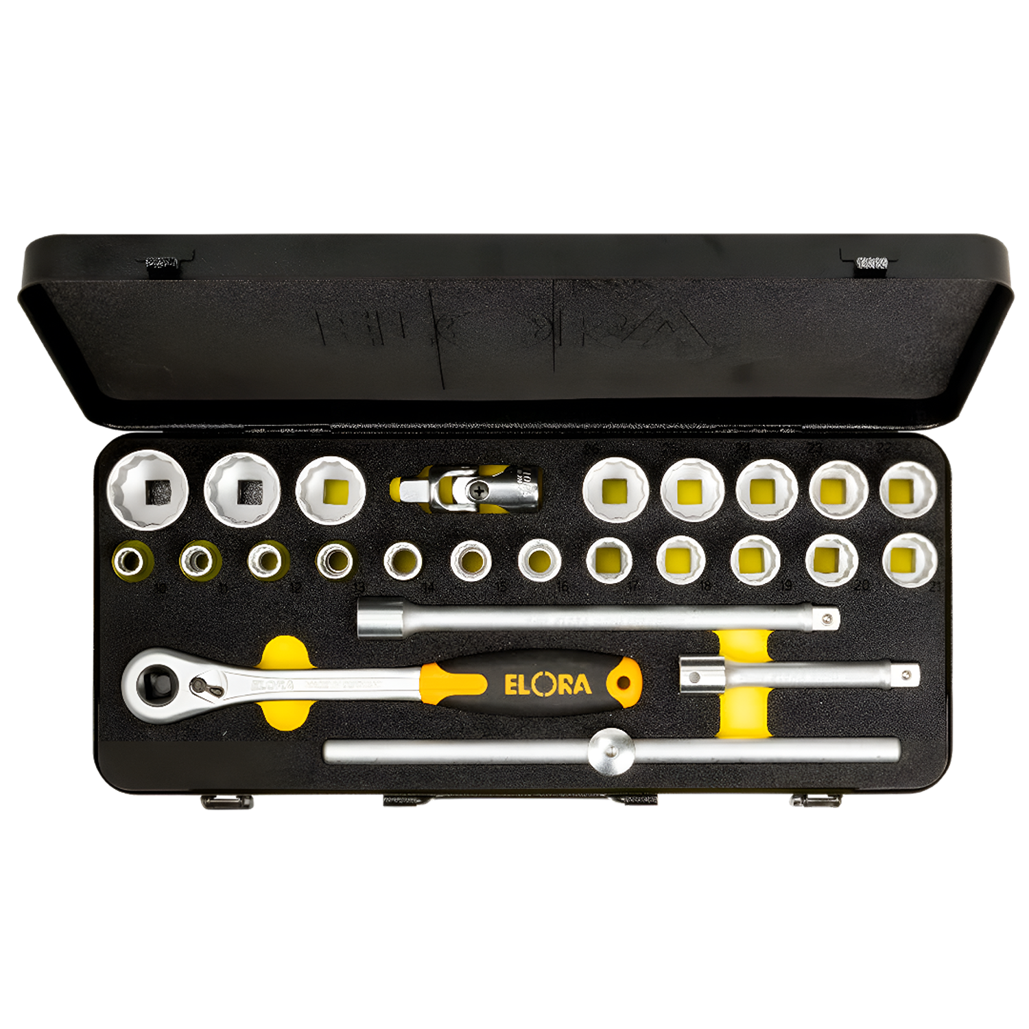 ELORA JUBI 770-OKLMU 1/2" Socket Set 10-32mm (ELORA Tools) - Yew Aik (S) Pte Ltd