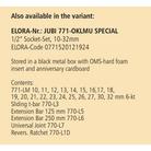 ELORA JUBI 771-OKLMU 1/2" Socket Set 10-32mm (ELORA Tools) - Yew Aik (S) Pte Ltd