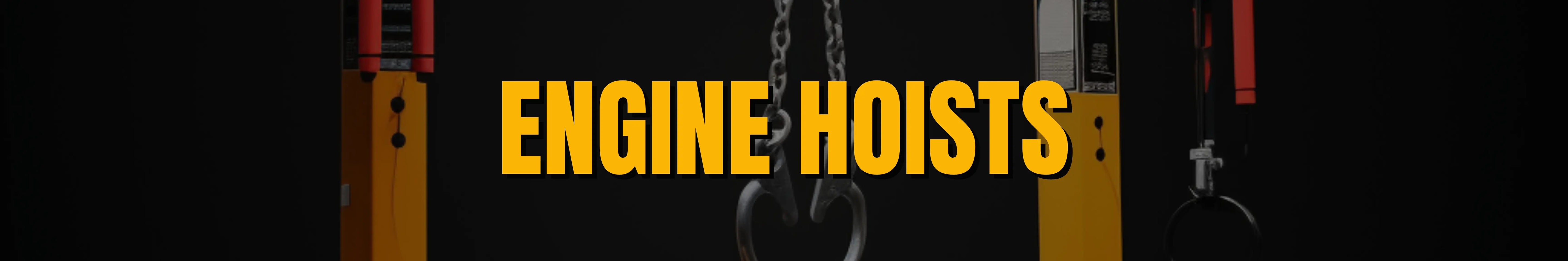 Engine hoists banner