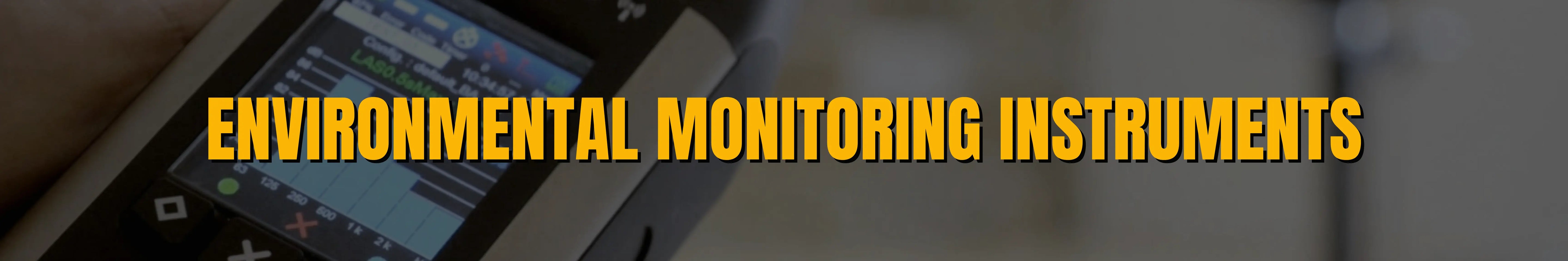 Environmental monitoring instruments banner