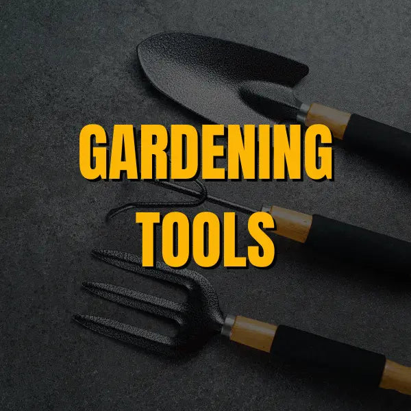 Gardening tools banner