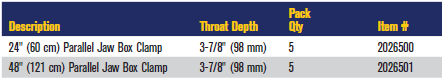 IRWIN 2026500 Parallel Jaw Clamp 3-7/8 inch Jaw Depth - Premium Parallel Jaw Clamp from IRWIN - Shop now at Yew Aik.